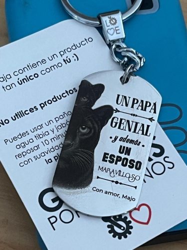 Llavero Animals Dia Del Padre + Foto Personalizada photo review